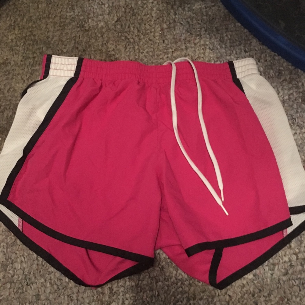 Kids hot pink athletic shorts